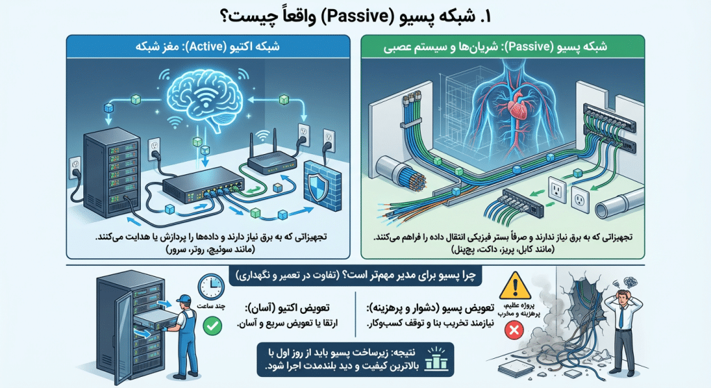 چرا پسیو شبکه مهم است؟ هریتک