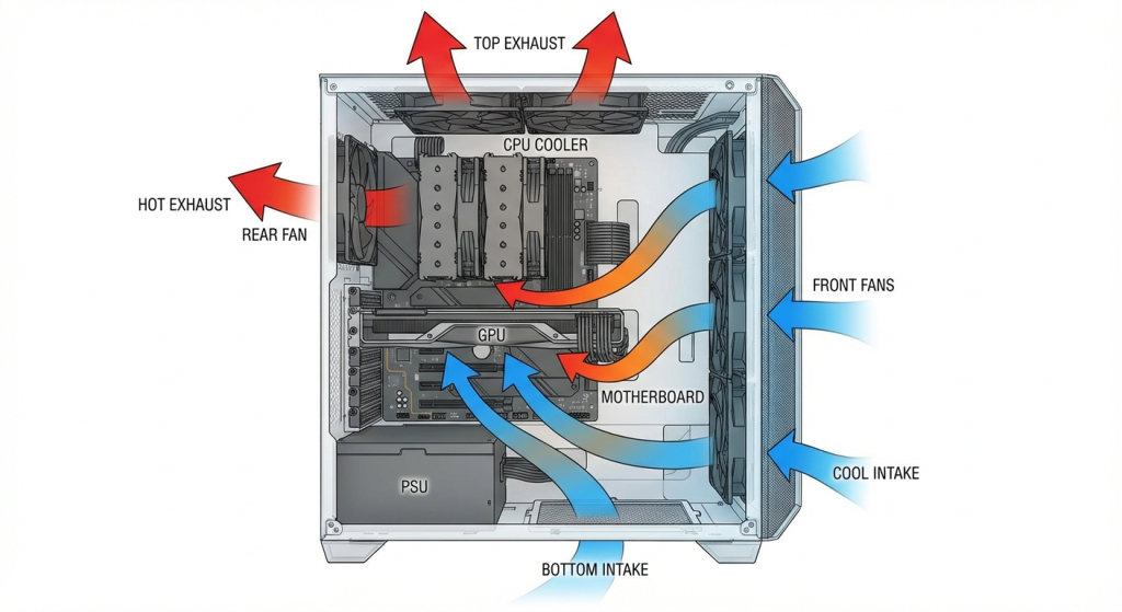 اصول مهندسی جریان هوا (Airflow Configuration)