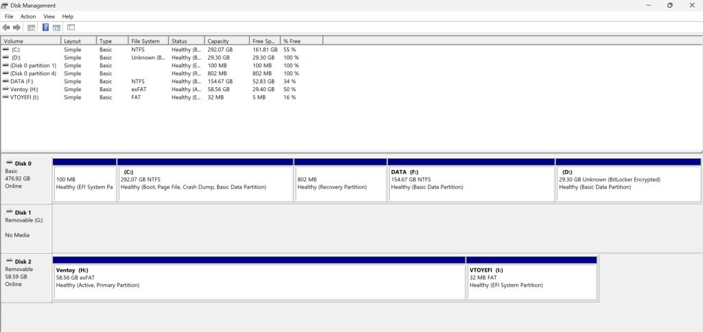 disk management