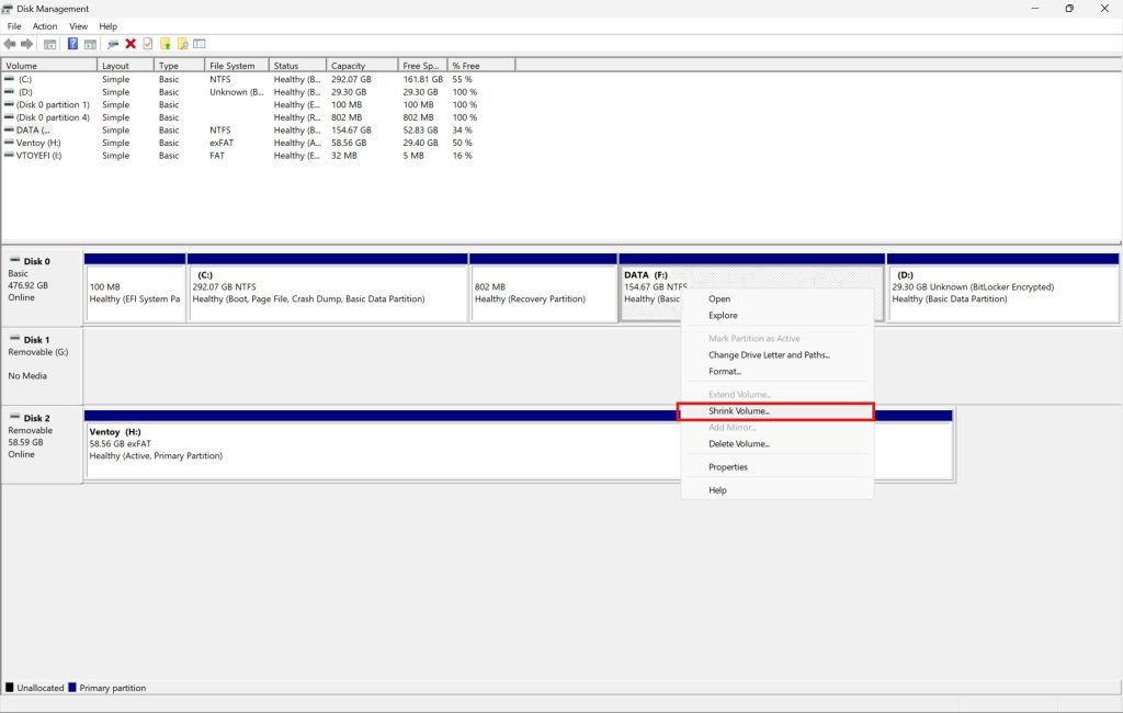 disk management 2