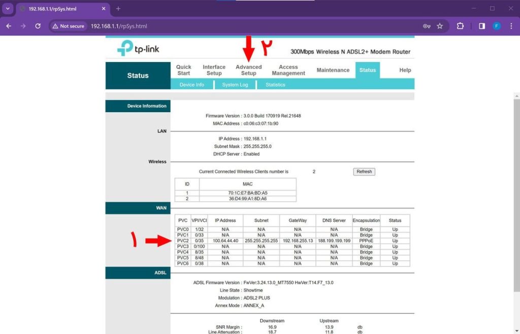 آموزش جامع انتقال تصویر دوربین مداربسته با پورت فورواردینگ مودم 3 dahua port forwarding 11