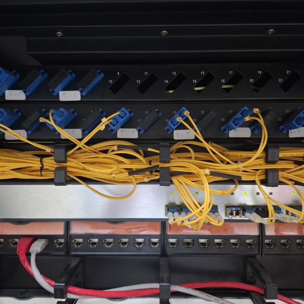 network equipment installation work