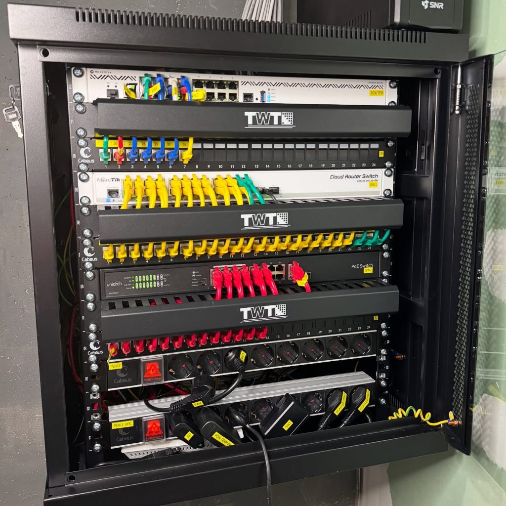 server room cabling management