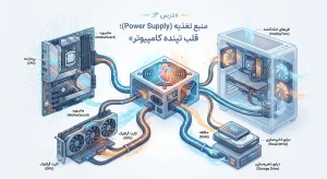 قسمت سوم هلپ دسک منبع تغذیه